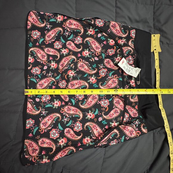 Lands' End Quick Dry Board Skort Swim Skirt - Size: 2 - NWT - Paisley Floral - Picture 12 of 13